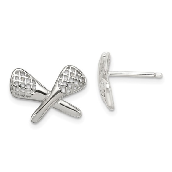 Jewelry - Lacrosse Post Earrings Sterling Silver